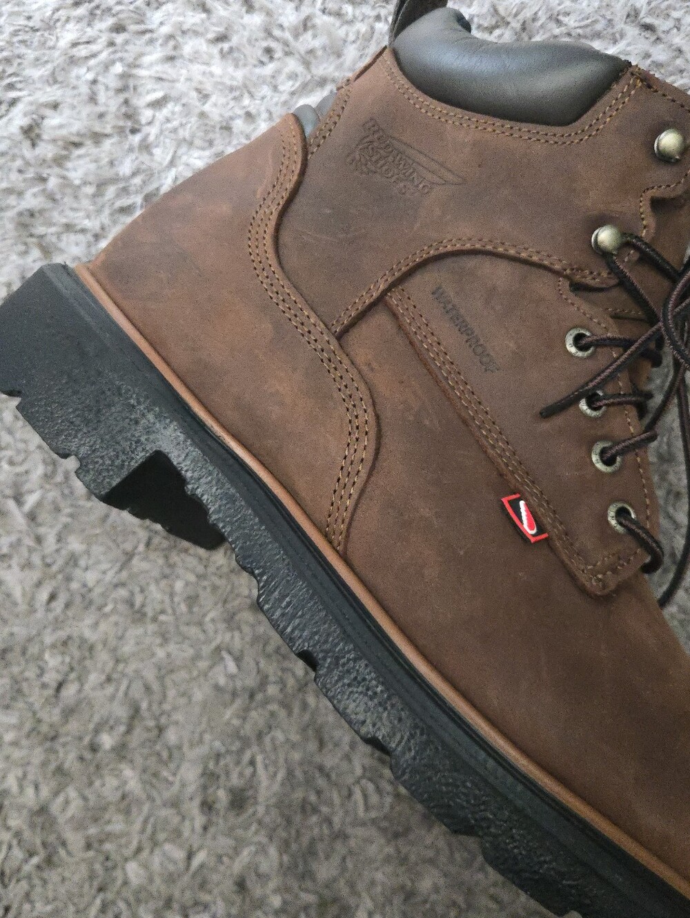 Red Wing DynaForce 415 Men Work Waterproof Safety Soft Toe Boots 0926 - Picture 5 of 9